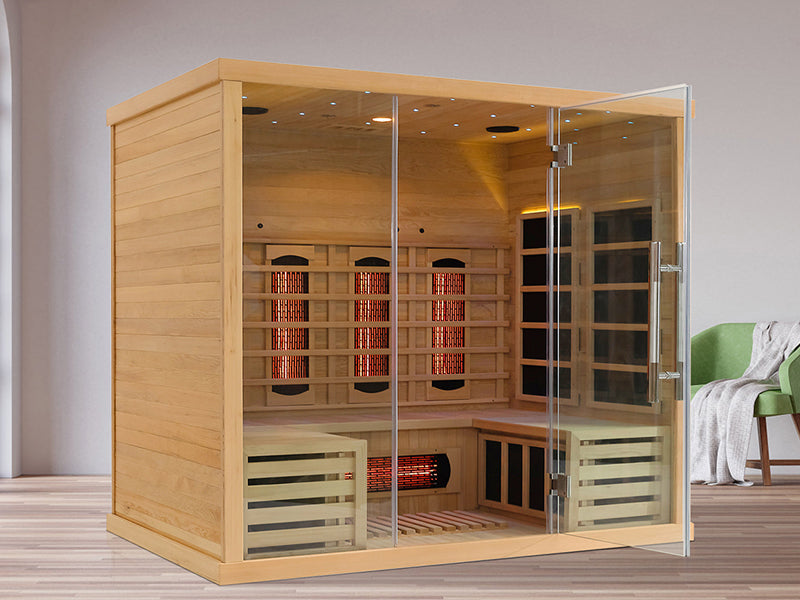 Full Spectrum Far Infrared Solid Wood Sauna 2022