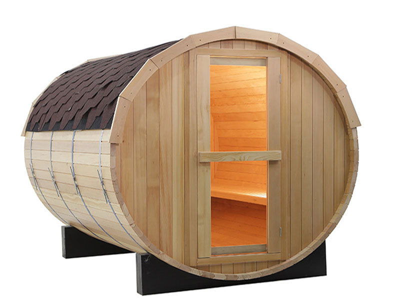 How about Canadian Wooden Outdoor Barrel Sauna?