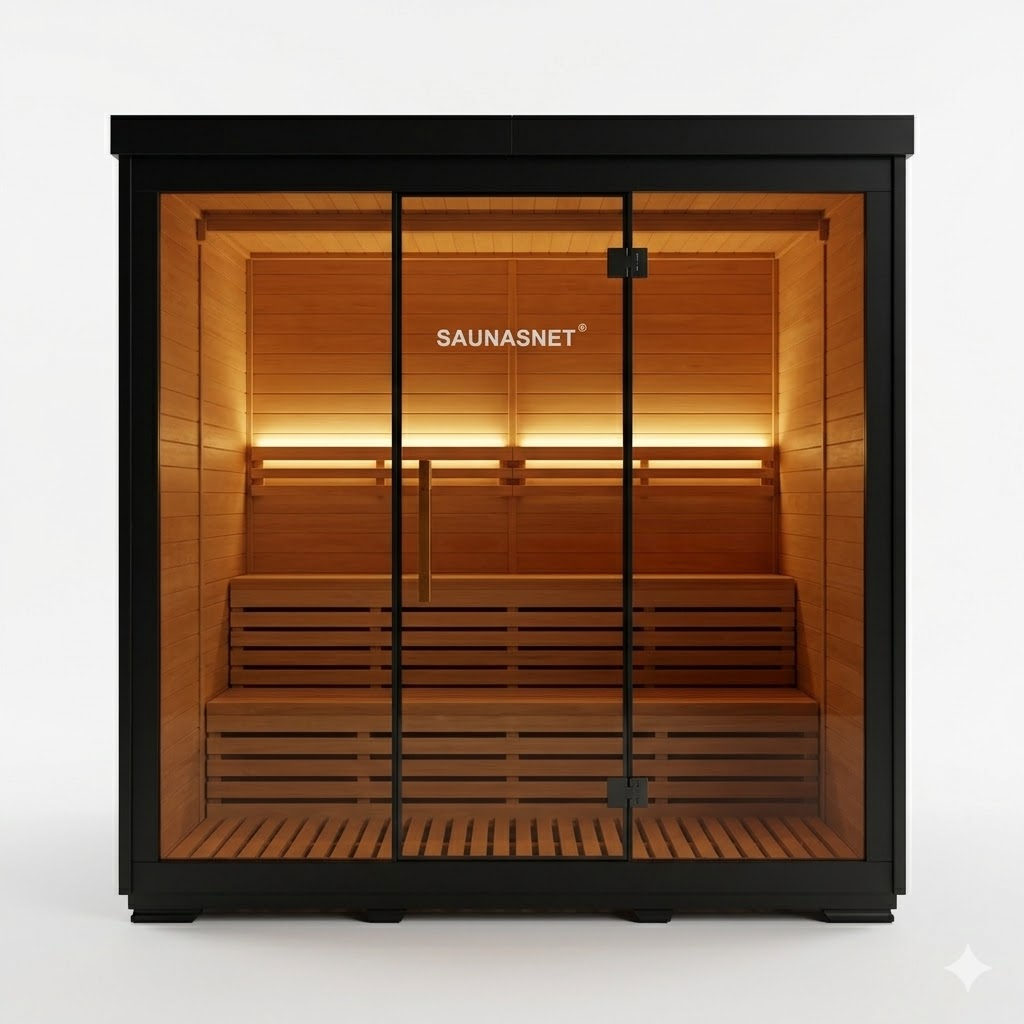 マ*イ様 IE SAUNA OS-CALDERA CORE 2 | Saunasnet® 6-8 Person Outdoor Steam Sauna