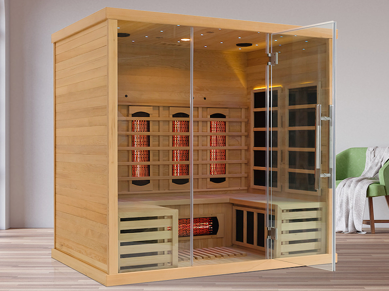 Full Spectrum Far Infrared Solid Wood Sauna (10% Off Today)