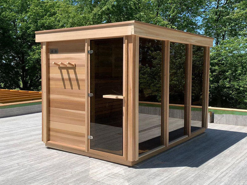 Saunasnet Modern Outdoor Box Sauna