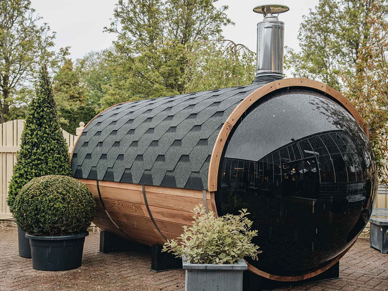 Traditional Panoramic Barrel Sauna