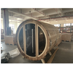 SAUNASNET Luxury Outdoor Barrel Sauna