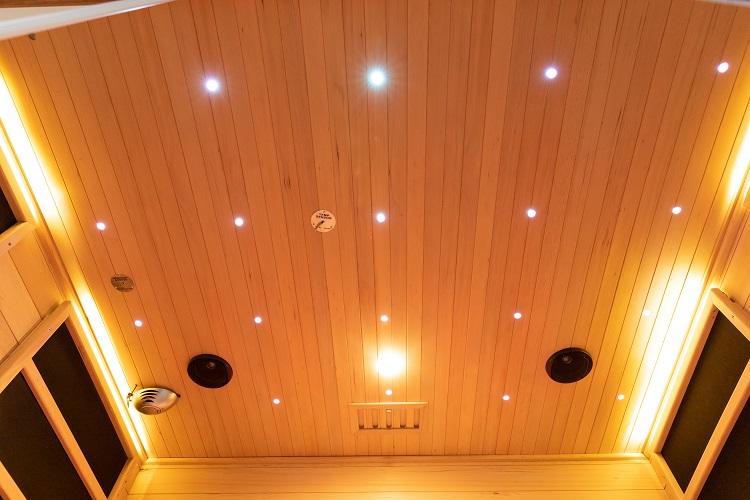 SAUNASNET® Double Layer Bench Steam and Infrared Indoor Sauna Room Hybrid Sauna 07（US Stock – Ships in 20–25 Days）