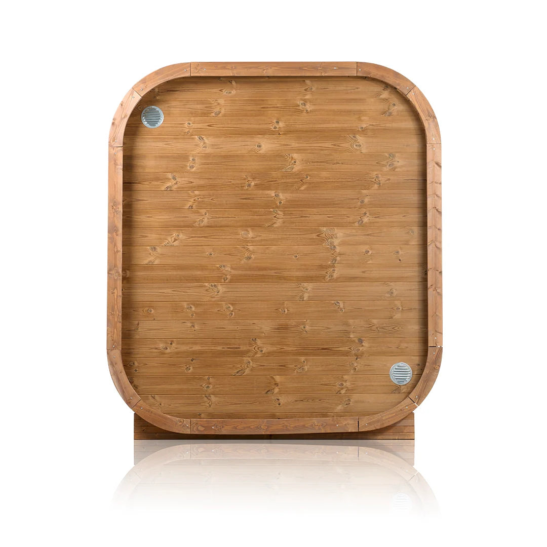 SAUNASNET® Scandinavian 2 Person Outdoor Sauna Barrel 09