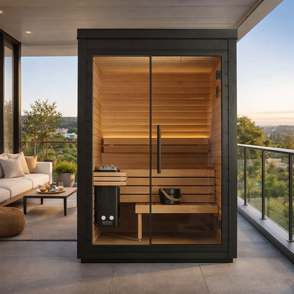 OS-CALDERA CORE 1 | Saunasnet® 3-Person Outdoor Steam Sauna（Estimated delivery: 1–2 weeks）