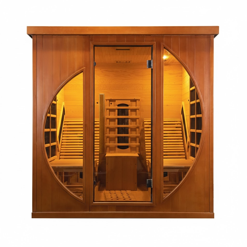 SAUNASNET® Indoor Two-Person Infrared Sauna Digital Control with Wifi Infrared 01 （US Stock – Ships in 10–15 Days）