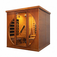 SAUNASNET® Indoor Two-Person Infrared Sauna Digital Control with Wifi Infrared 01 （US Stock – Ships in 10–15 Days）