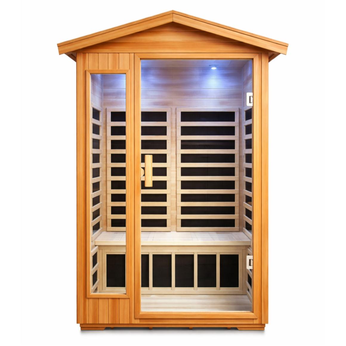 OI-SOLARA CORE 1 | Saunasnet® 2-Person Outdoor Infrared Sauna（Estimated delivery: 1–2 weeks）