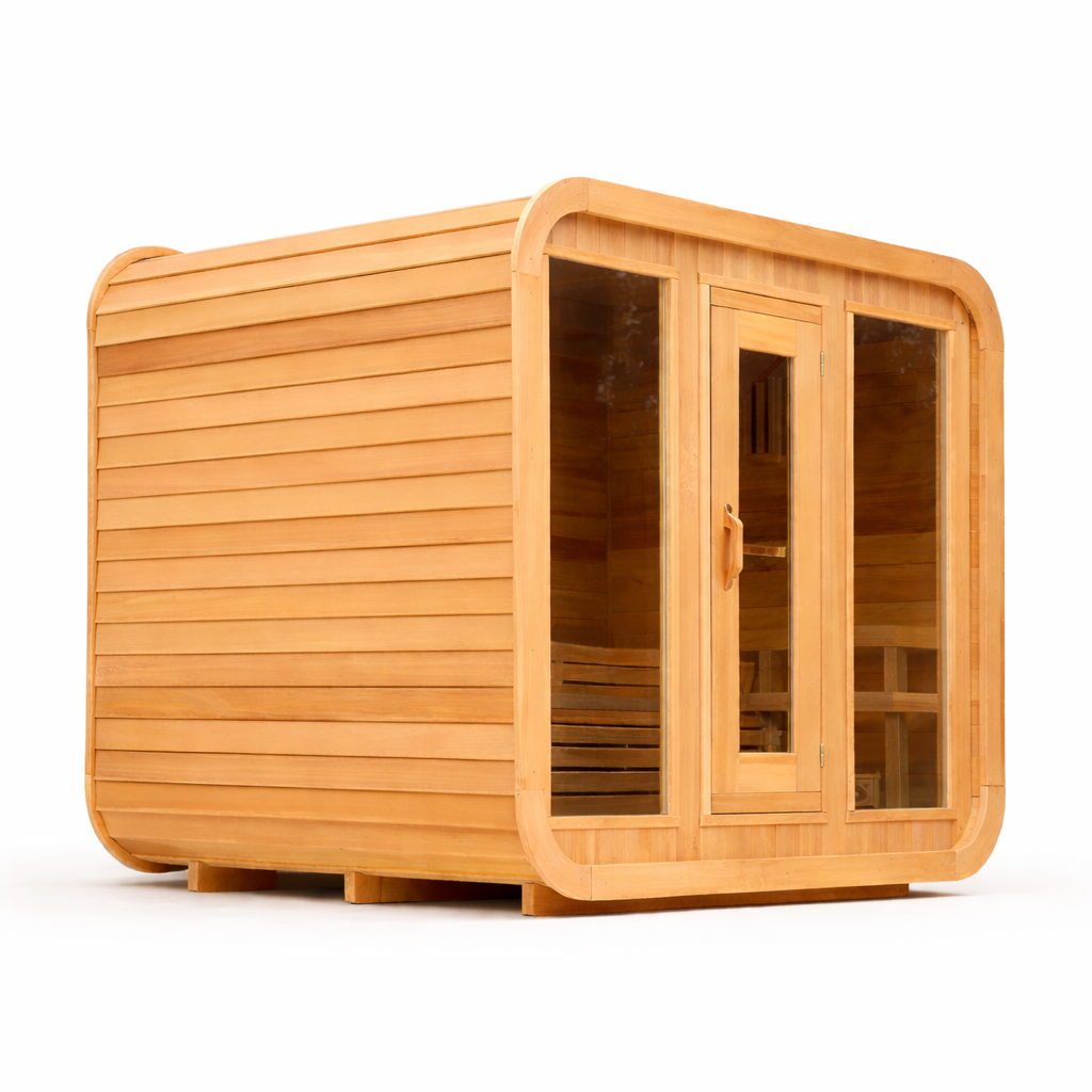 OS-CALDERA CORE 4 | Saunasnet® 4-8 Person Outdoor Steam Sauna