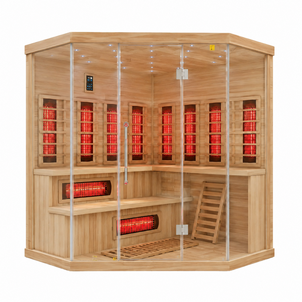 HY-FUSION MAX | Saunasnet® 4-6 Person Indoor Hybrid Sauna – SAUNASNET