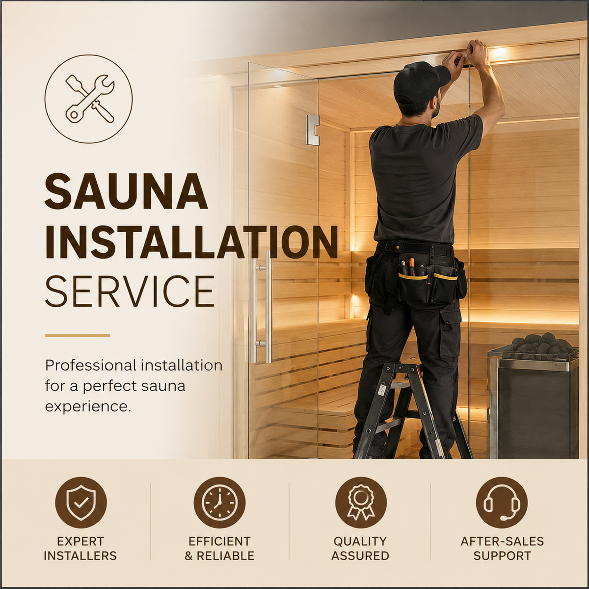 Sauna Installation & White Glove Delivery Services