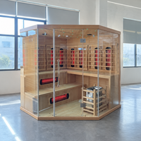 HY-FUSION MAX  |  Saunasnet® 4-6 Person Indoor Hybrid Sauna（Estimated delivery: 1–2 weeks）