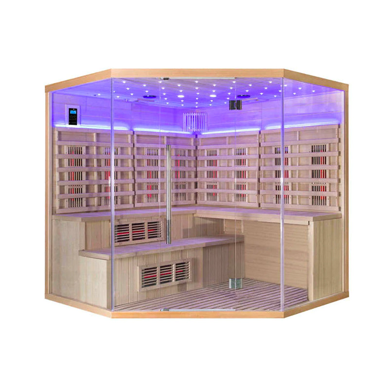 6 Person Infrared Cabin full spectrum Sauna for Apartment