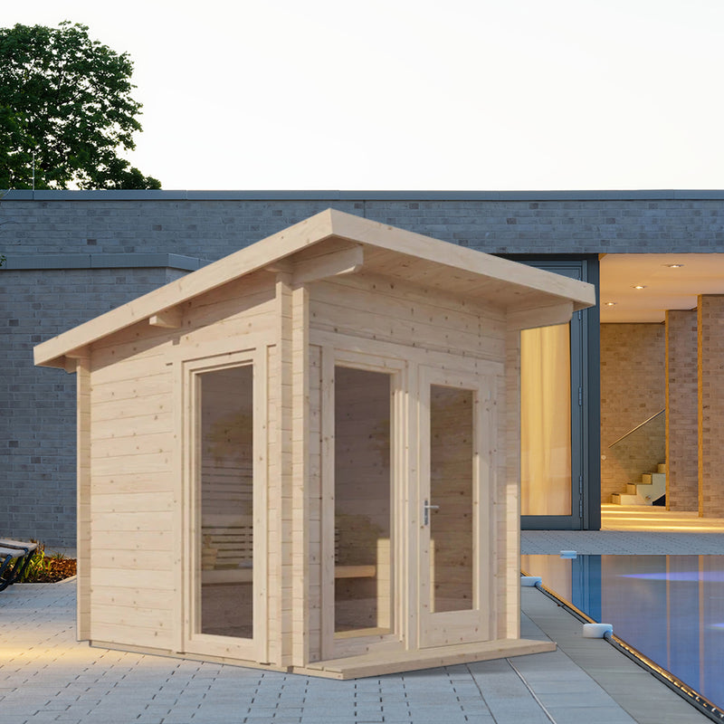 Garden Series Outdoor Cabin Sauna Fits Up to 6 People