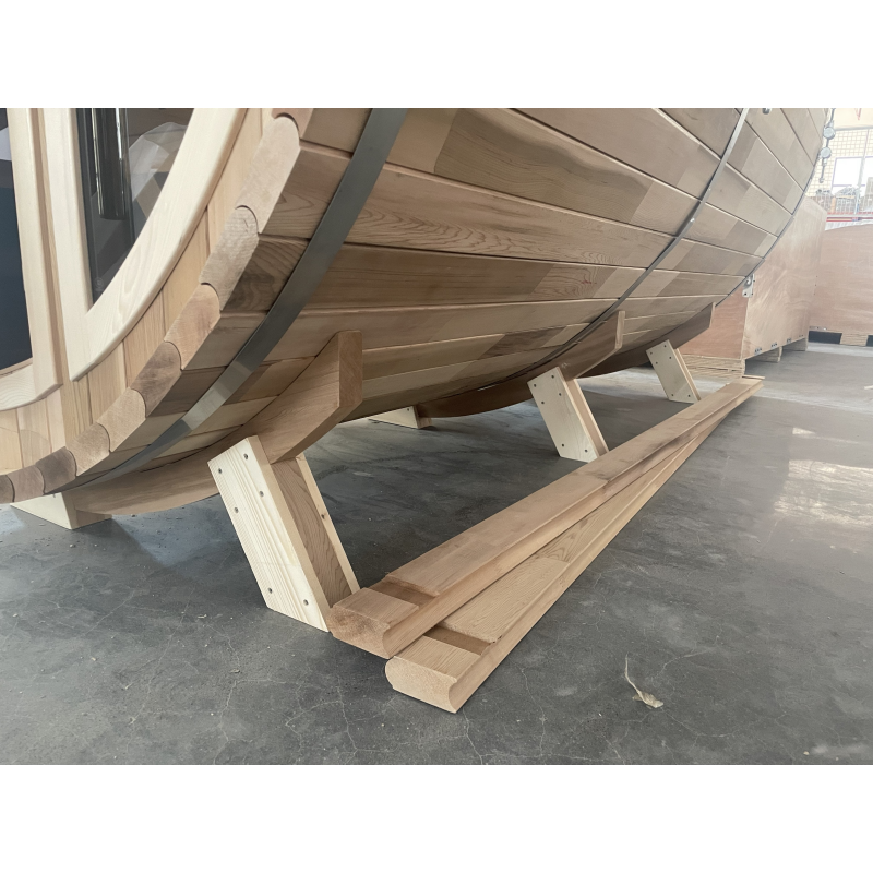 SAUNASNET Luxury Outdoor Barrel Sauna