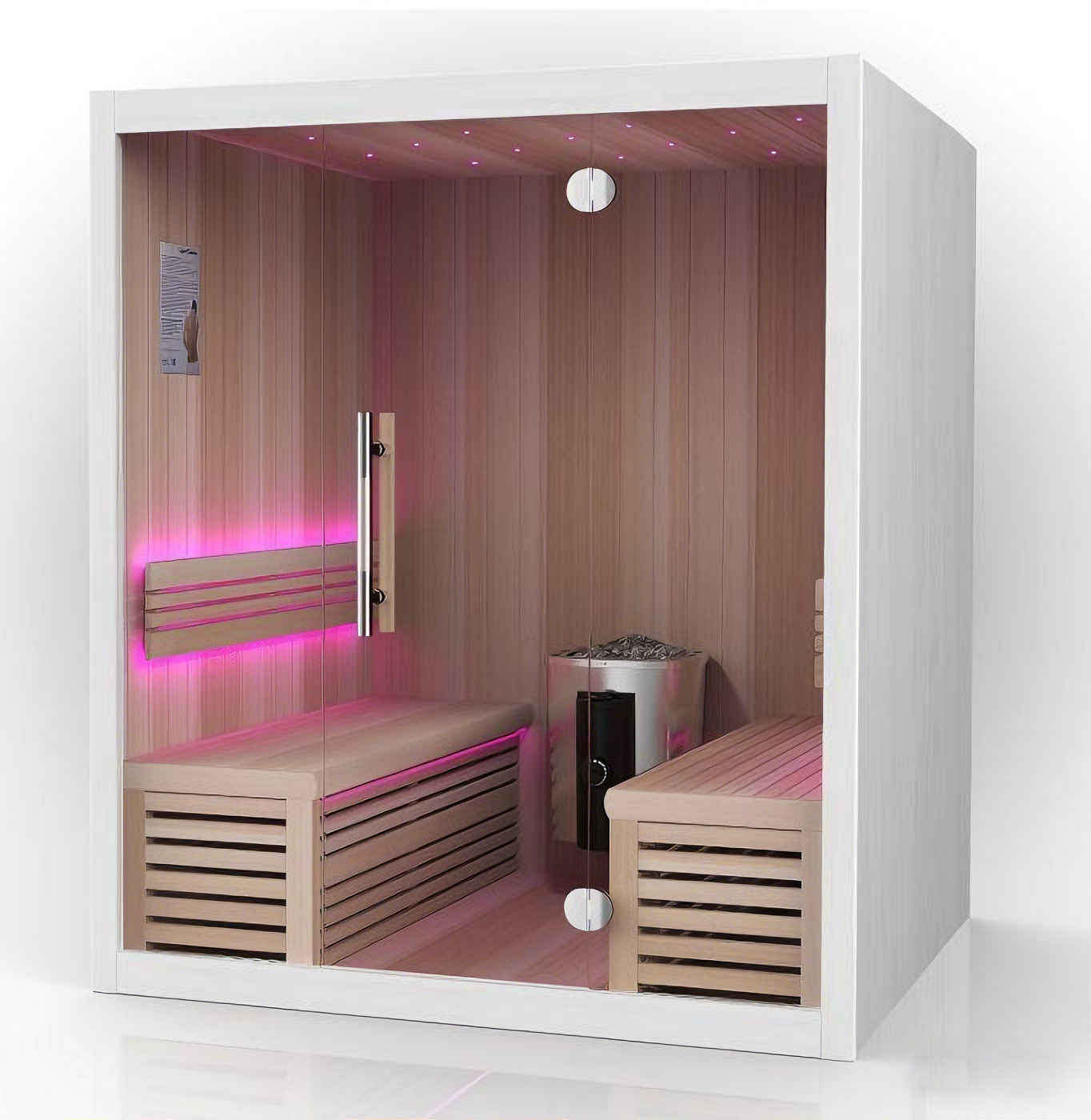 SAUNASNET® Indoor Modern Finnish Sauna with Built-in Starry Sky