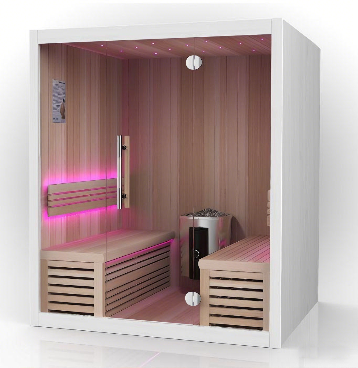 SAUNASNET® Indoor Modern Finnish Sauna with Built-in Starry Sky