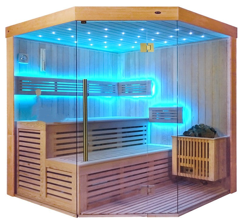 Finnish Traditional Steam Sauna for Home Use