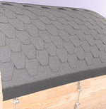 4 boxes of shingles (black)