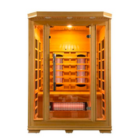 SAUNASNET® Indoor Wooden Dry Cabin Customized Sauna Room Far Infrared 25