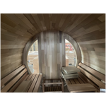 SAUNASNET Luxury Outdoor Barrel Sauna