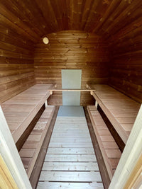 OS-SIERRA 2 | Saunasnet® 4-6 - Person Outdoor Steam Sauna（Estimated delivery: 1–2 weeks）