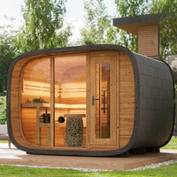 SAUNASNET® Ourdoor Big Size Luxurious Cube Sauna Square 11