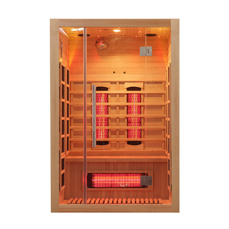 SAUNASNET® Full Spectrum Indoor Solid Wood Sauna Infrared 11