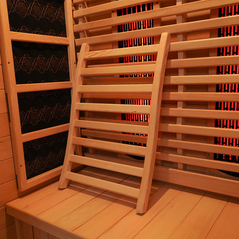Canadian Red Cedar Ergonomic S-Shape Sauna Backrest
