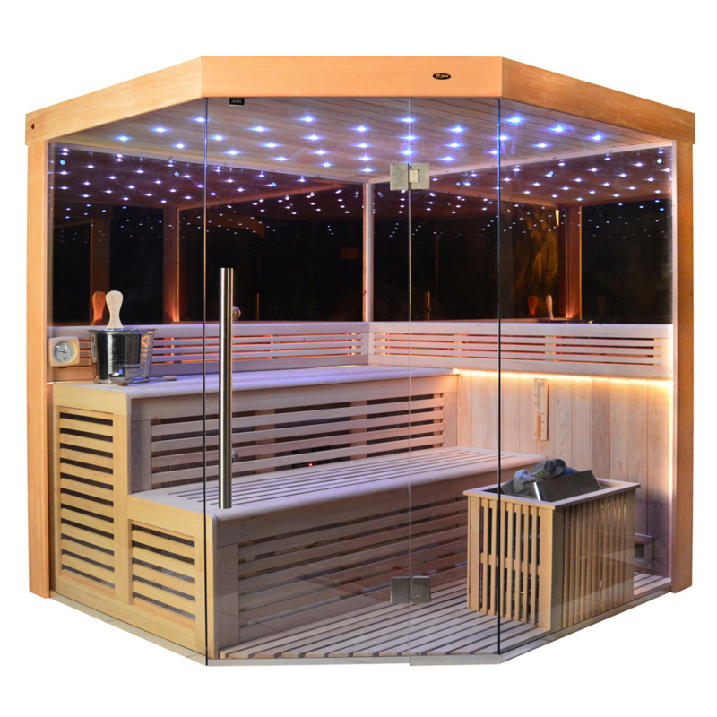 SAUNASNET New Exclusive Mirror Steam Sauna