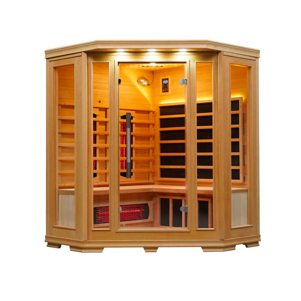 SAUNASNET® Indoor Wooden Dry Cabin Customized Sauna Room Far Infrared 26