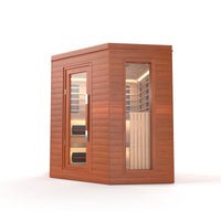 SAUNASNET® Indoor Luxury Cabin Corner Sauna Luna - 1