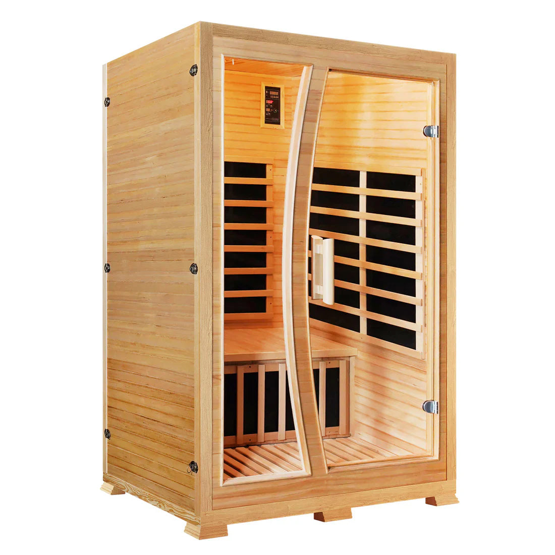 SAUNASNET® 2 Person Carbon Fibre Indoor Home Sauna with Wifi Infrared 06