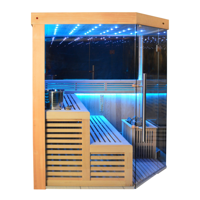 SAUNASNET New Exclusive Mirror Steam Sauna