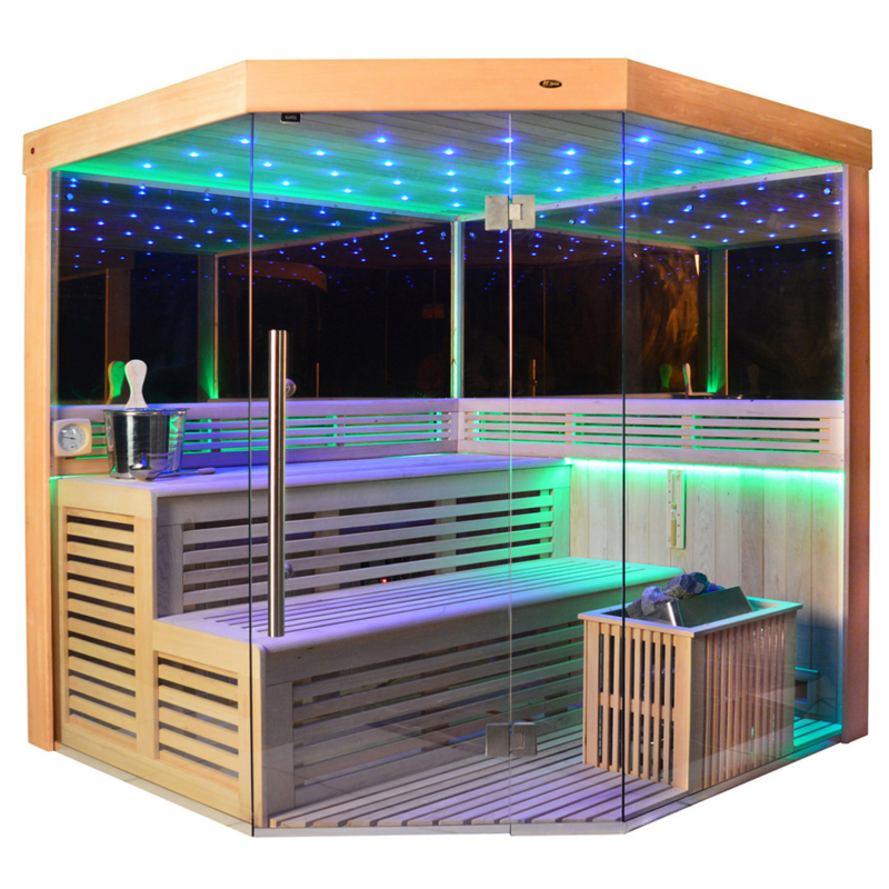 SAUNASNET New Exclusive Mirror Steam Sauna