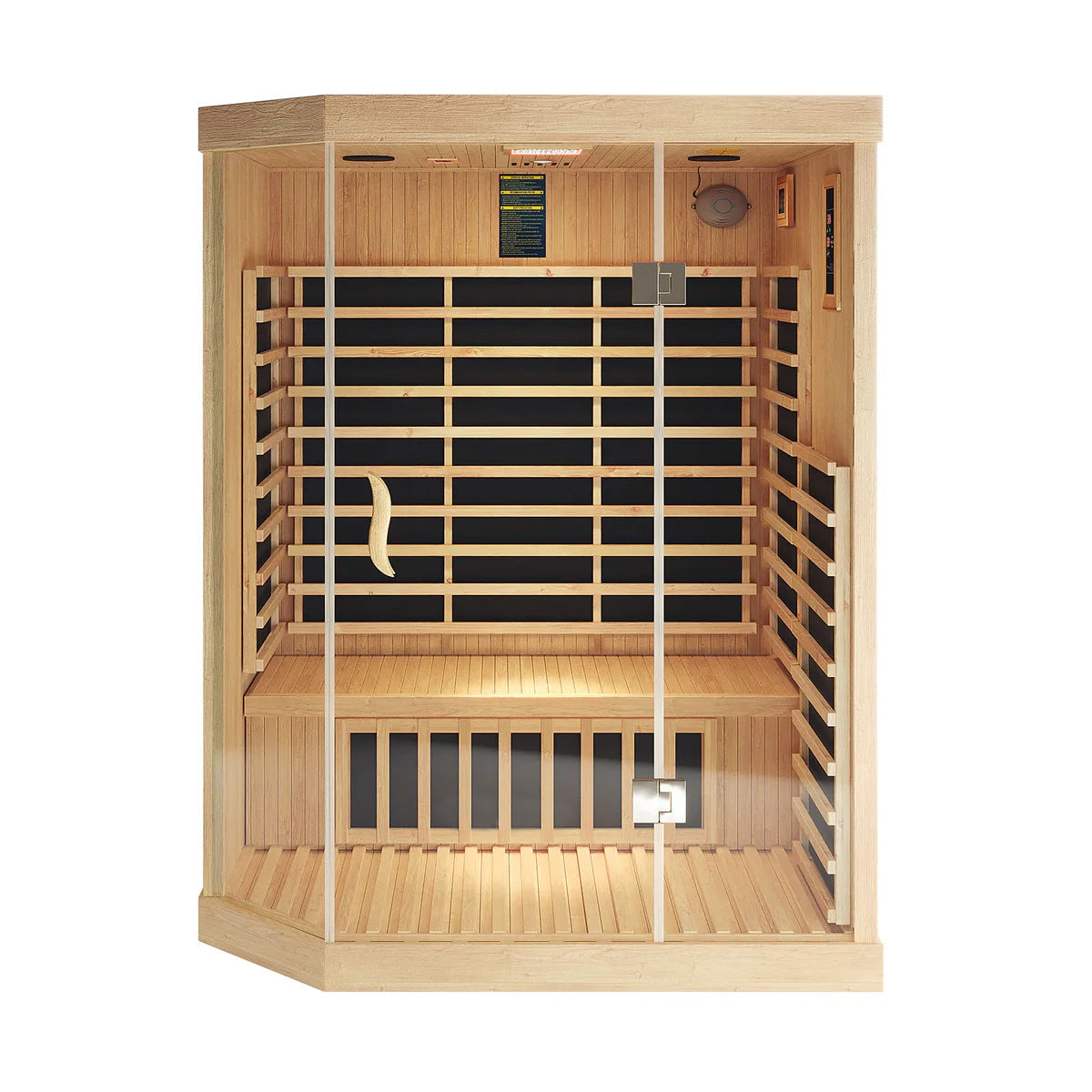 SAUNASNET® 3 Person Carbon Fibre Infrared Indoor Home Sauna Infrared 08
