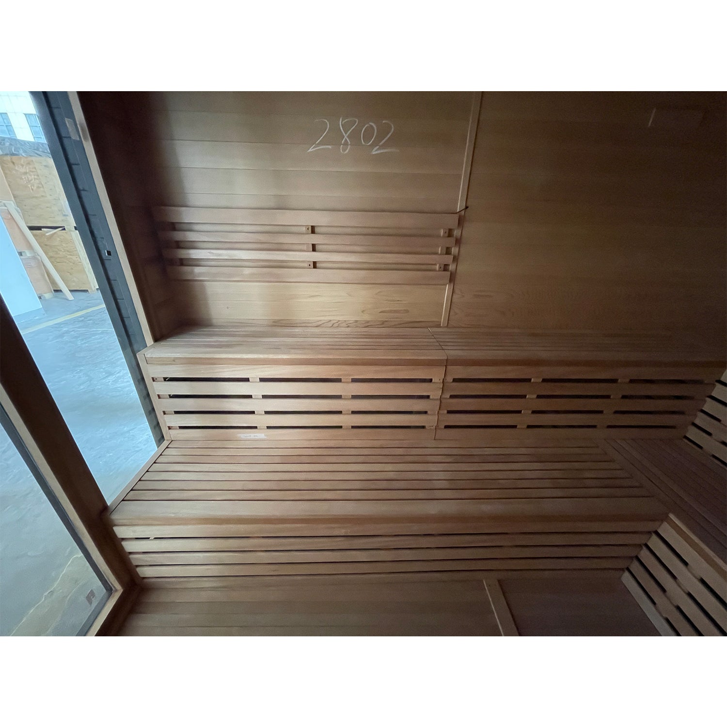 SAUNASNET® Outdoor Cabin Square Sauna Terra 03