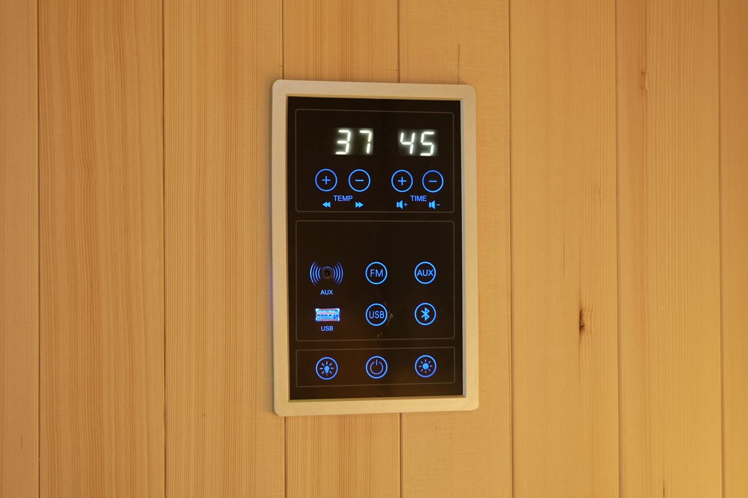 SAUNASNET® Indoor Traditional Hemlock Wifi Sauna 4-6 Person