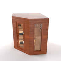 SAUNASNET® Indoor Luxury Cabin Corner Sauna Luna - 1