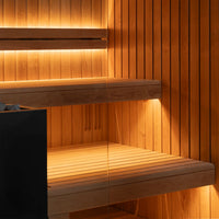 SAUNASNET® Modern Indoor Scandinavian Sauna Glass 15