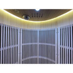 SAUNASNET Hemlock Far Infrared Round Sauna Room