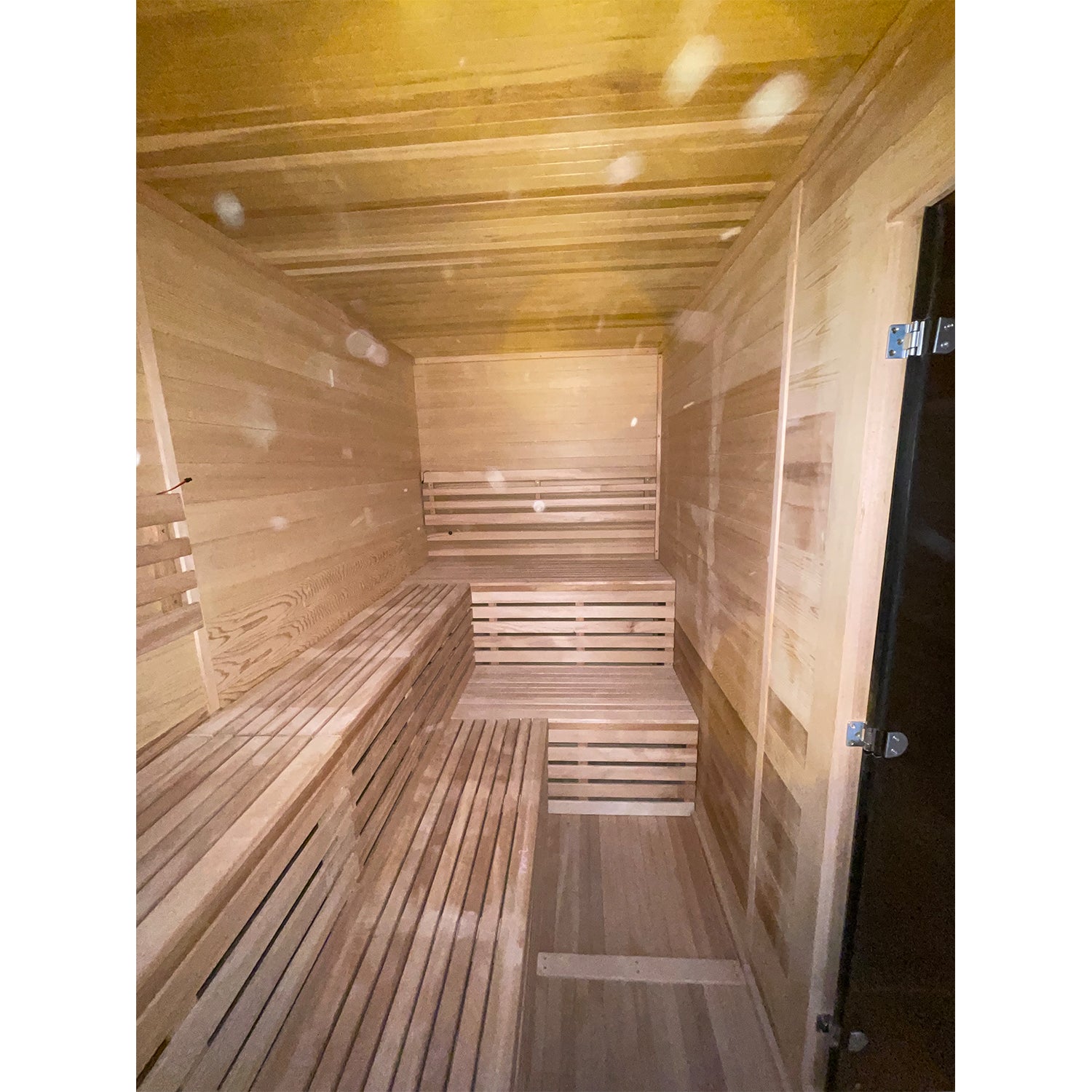 SAUNASNET® Outdoor Cabin Square Sauna Terra 03