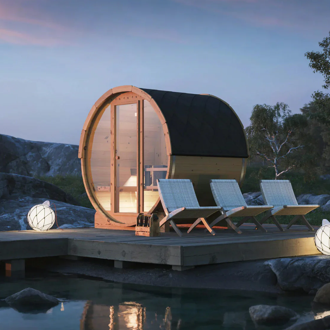 SAUNASNET® Outdoor Fashion Sauna Barrel 06