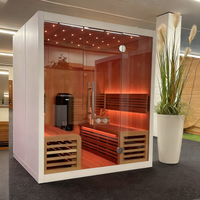 SAUNASNET® Indoor Modern Finnish Sauna with Built-in Starry Sky