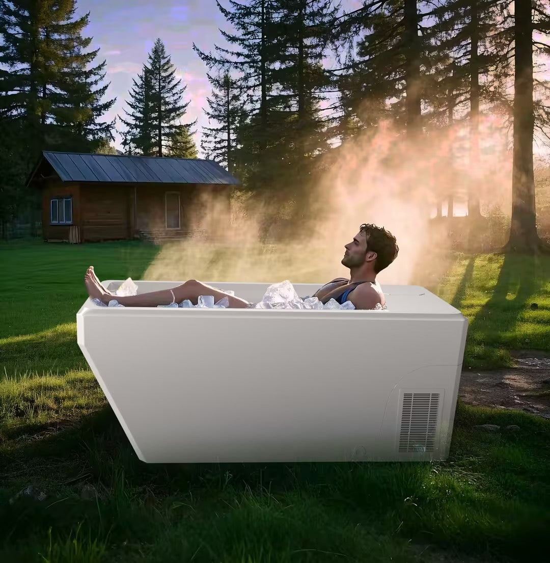 SAUNASNET® All-in-one New Design One Button Start Cold Plunge CoreChill-2