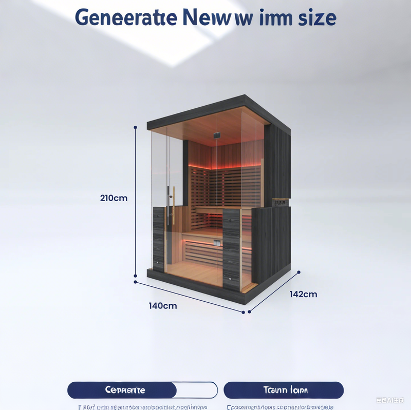 SAUNASNET® Hemlock Full Spectrum Sauna – Indoor 2-3 Person with Smart WiFi Control