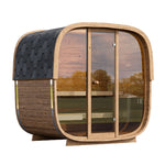 SAUNASNET Luxurious Cube Outdoor Sauna Room
