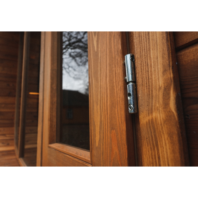 SAUNASNET® Luxurious Cube Outdoor Sauna Room Square 01