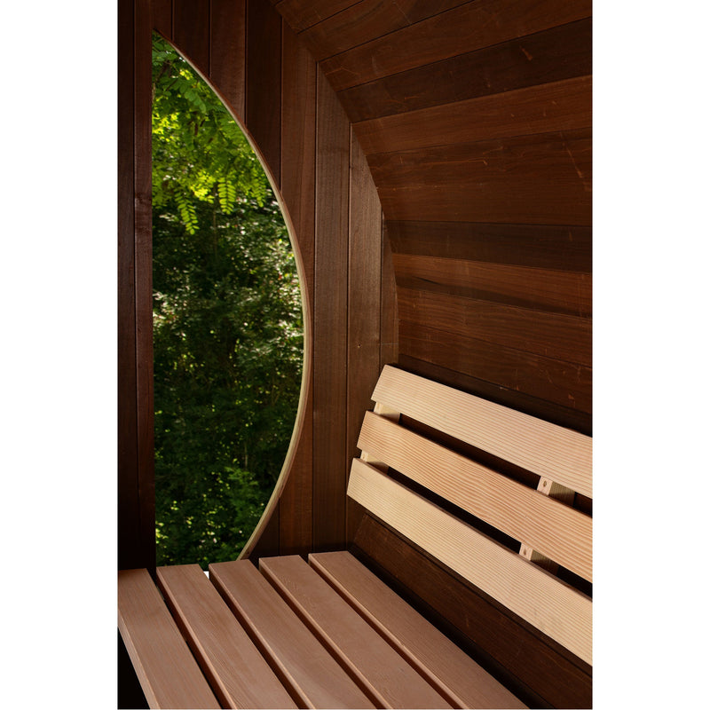 SAUNASNET Luxury Outdoor Barrel Sauna